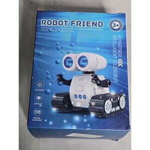Robot Friend RC Toy LED Eyes Remote Control Rechargeable Kids 3+ NEW